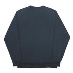ADIDAS Mens Blue Crew Neck Sweatshirt M Cotton Sports Casual Pullover