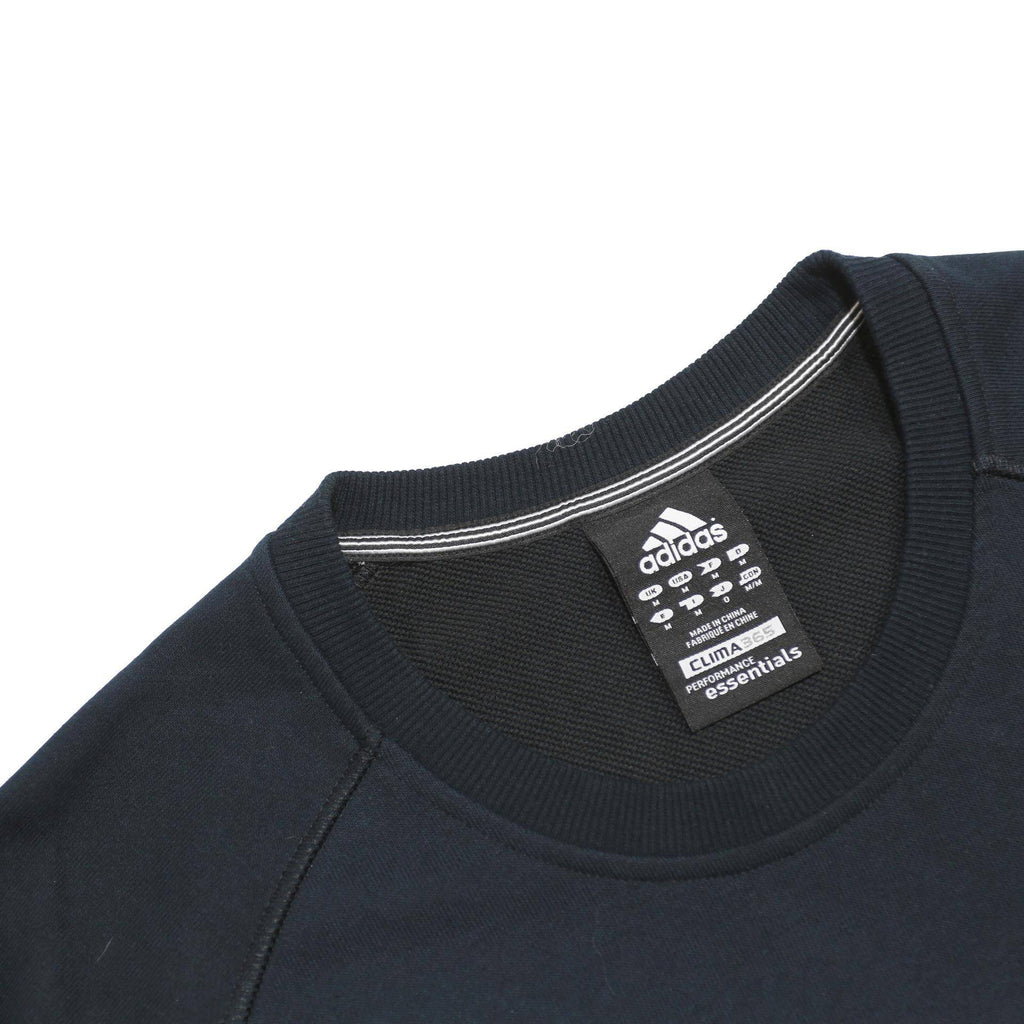 ADIDAS Mens Blue Crew Neck Sweatshirt M Cotton Sports Casual Pullover