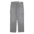 CARHARTT Mens Relaxed Fit Grey Cotton Blend Trousers W30 L28 Workwear Zip