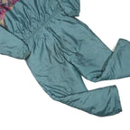 LAMARTINE Womens Green Polyester Blend Lined Dungarees L W36 L28 Lightweight