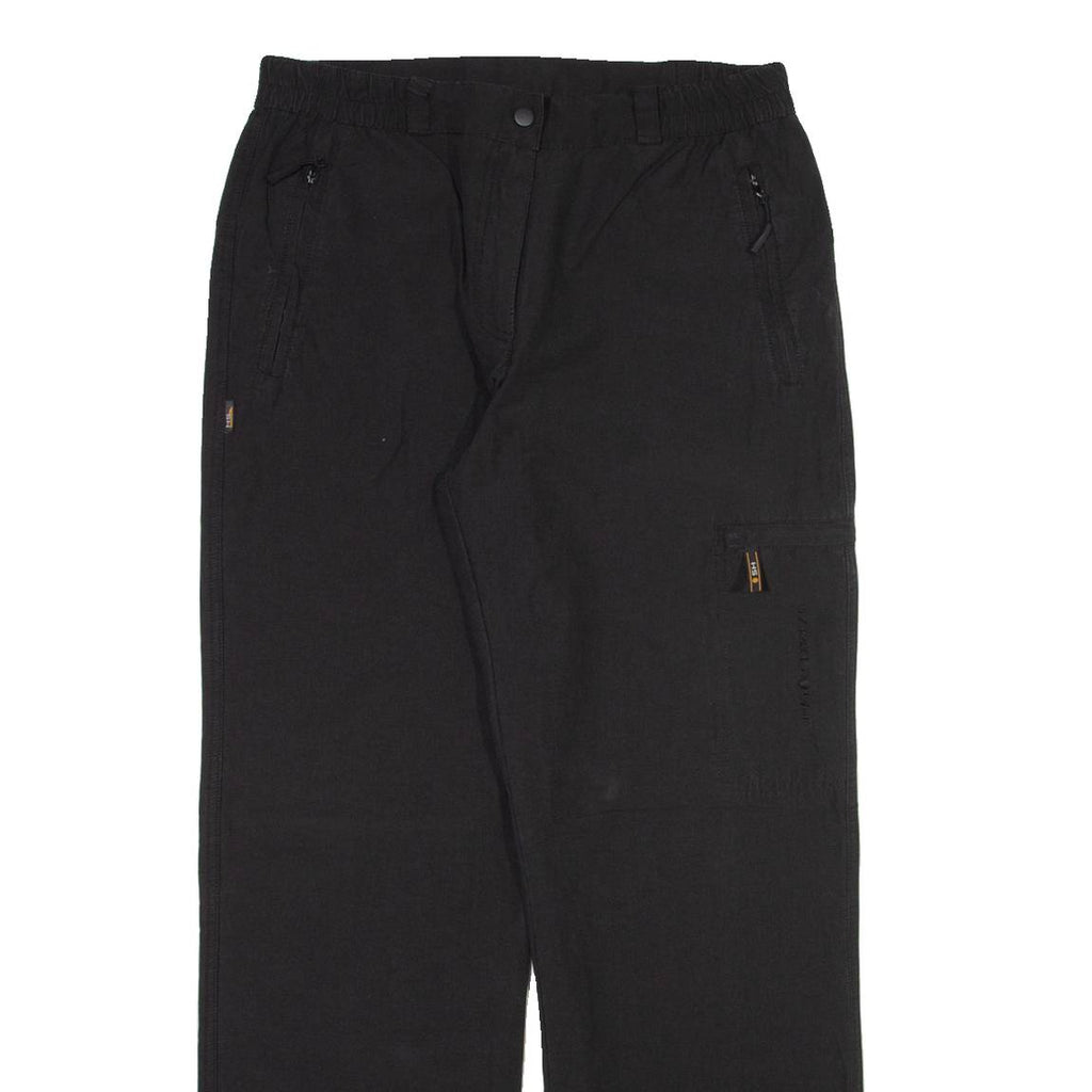 HS OUTERWEAR Mens Trousers Black Regular Straight W30 L30