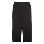 HS OUTERWEAR Mens Trousers Black Regular Straight W30 L30