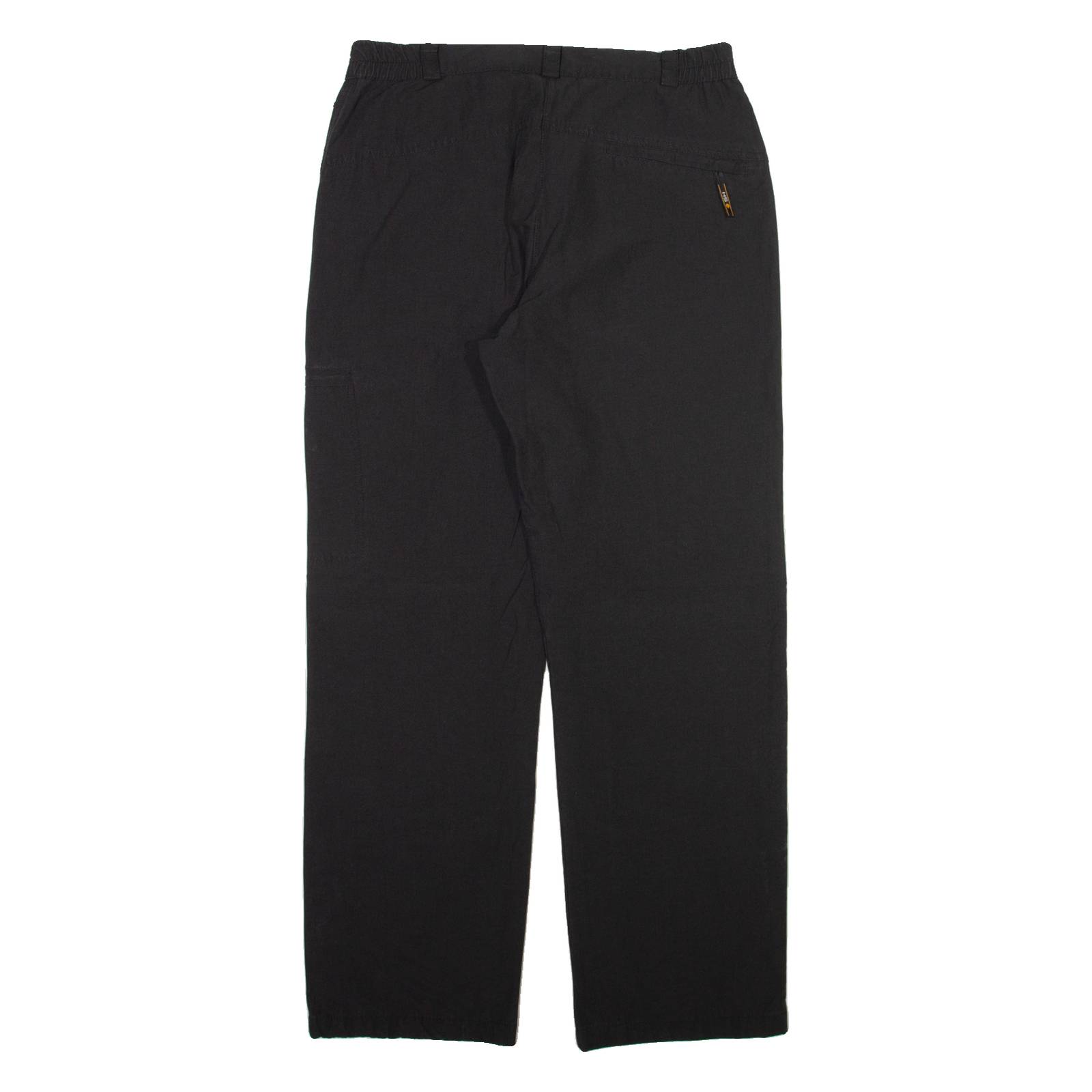 HS OUTERWEAR Mens Trousers Black Regular Straight W30 L30