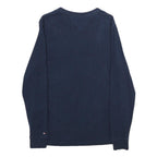 TOMMY HILFIGER Mens Blue Hilfiger Est 1985 Crew Neck XS Sweatshirt Cotton
