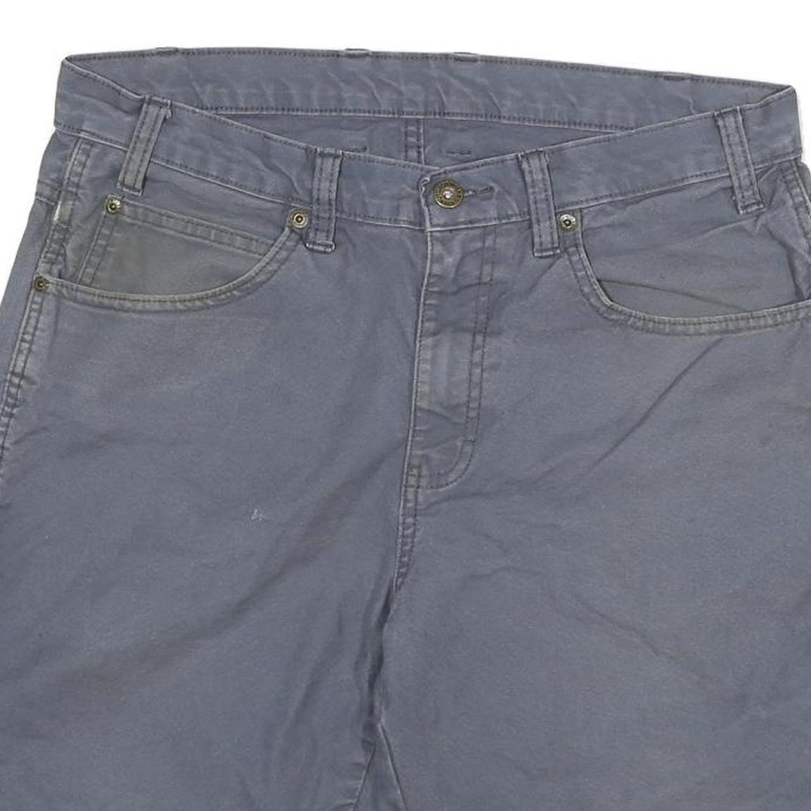 DICKIES Mens Shorts Blue Casual L W32 Cotton Blend Comfortable Workwear