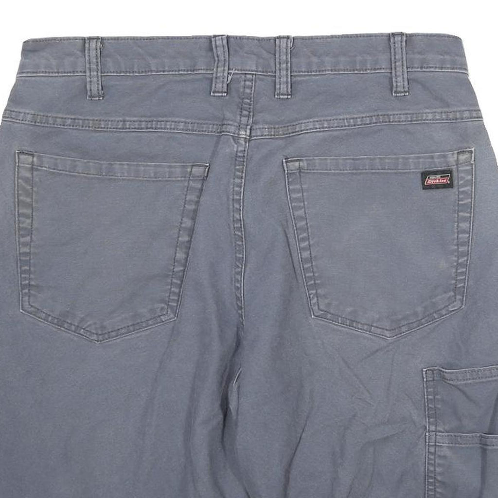 DICKIES Mens Shorts Blue Casual L W32 Cotton Blend Comfortable Workwear