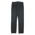 LEVI'S 501 Mens Jeans Black Regular Straight Denim Medium W30 L32 Classic Fit