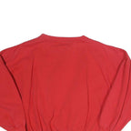 PAULO VANNI Womens Red Sweatshirt L Embellished Castle Design Crew Neck Casual