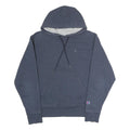 CHAMPION Mens Blue Hoodie S Cotton Blend Pullover Drawstring Hood Casual