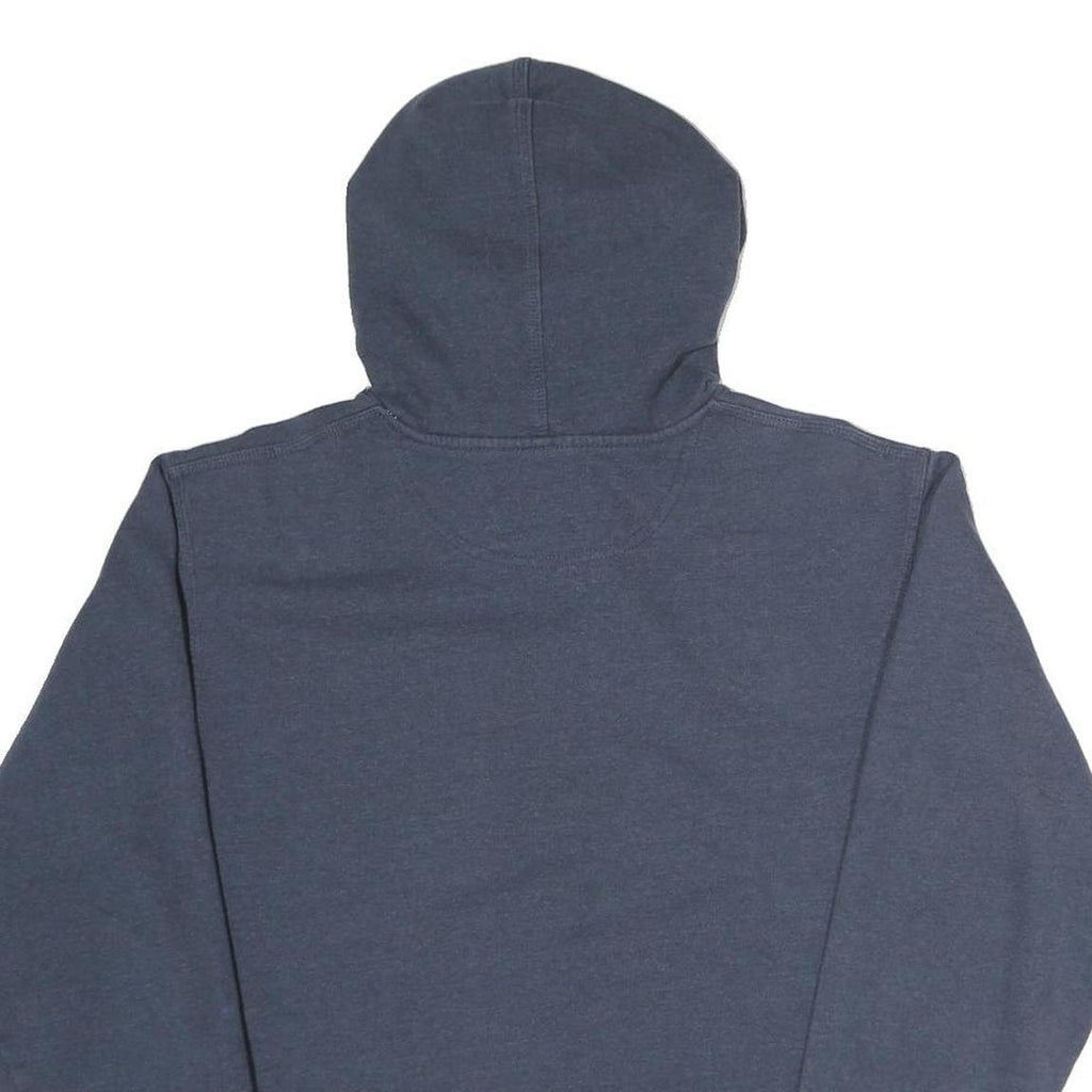 CHAMPION Mens Blue Hoodie S Cotton Blend Pullover Drawstring Hood Casual