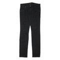 SIXTH JUNE Womens Jeans Black Slim Skinny Denim W32 L34 Distressed Zip