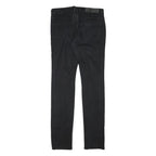 SIXTH JUNE Womens Jeans Black Slim Skinny Denim W32 L34 Distressed Zip
