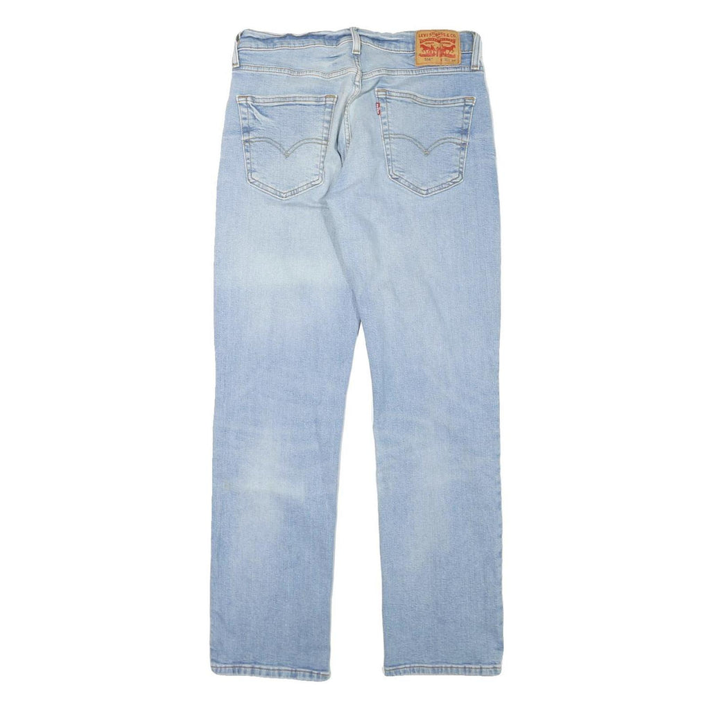 LEVI'S 514 Mens Slim Jeans Light Blue Denim W31 L32 Zip Classic Fit Straight