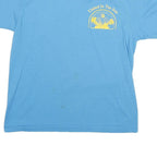 HANES Womens Blue United In The Son Graphic T-Shirt M Short Sleeve Crew Neck