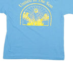 HANES Womens Blue United In The Son Graphic T-Shirt M Short Sleeve Crew Neck