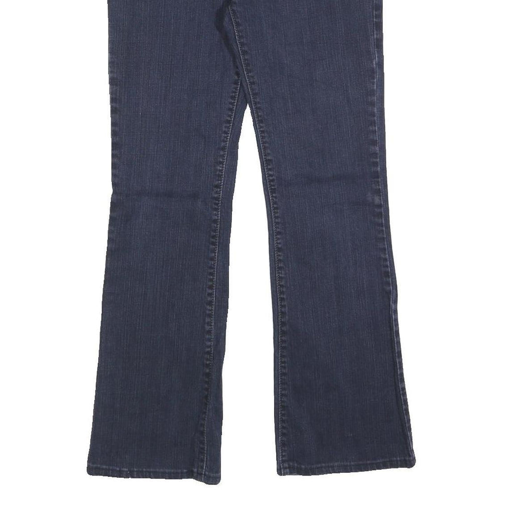 MISS CARELLI Womens Regular Blue Denim Stone Wash W30 L28 Zip Regular Fit Jeans