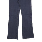 MISS CARELLI Womens Regular Blue Denim Stone Wash W30 L28 Zip Regular Fit Jeans