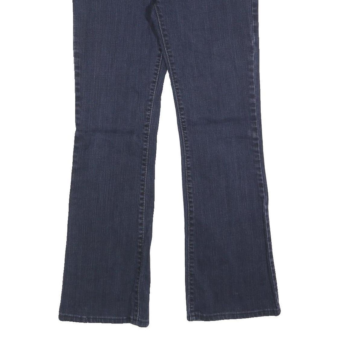 MISS CARELLI Womens Regular Blue Denim Stone Wash W30 L28 Zip Regular Fit Jeans