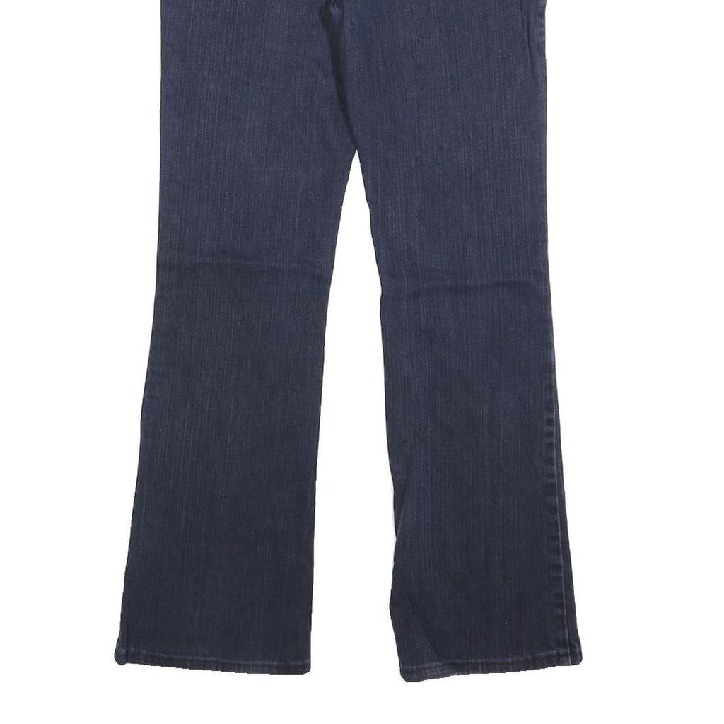 MISS CARELLI Womens Regular Blue Denim Stone Wash W30 L28 Zip Regular Fit Jeans