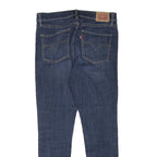LEVI'S Womens Slim Skinny Denim Jeans Blue W29 L26 Stretch Cotton Blend Zip