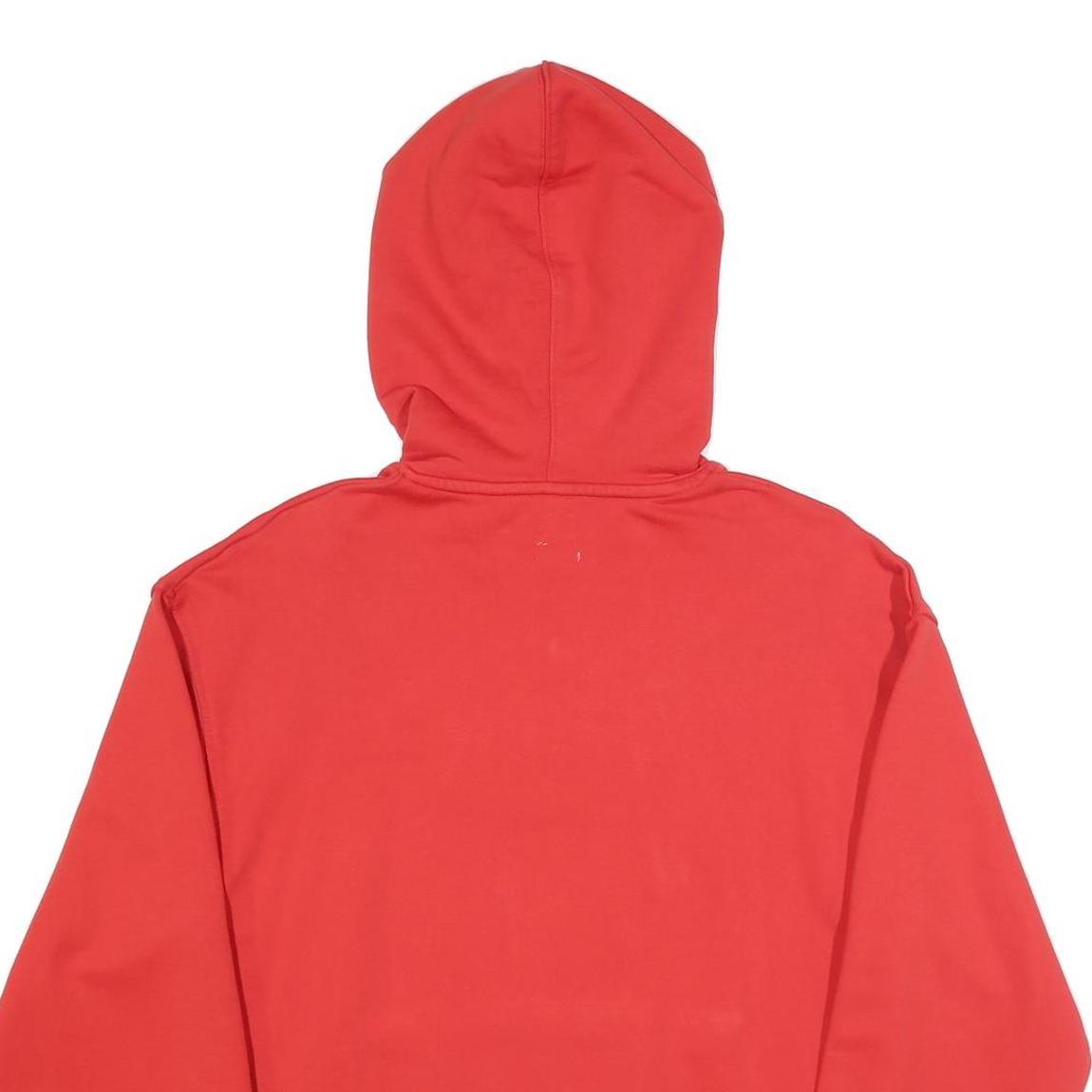 LEVI'S Mens Red Hoodie S Cotton Blend Pullover Hooded Sweatshirt