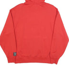 LEVI'S Mens Red Hoodie S Cotton Blend Pullover Hooded Sweatshirt