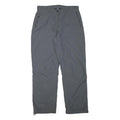 ODLO Lined Womens Relaxed Grey Polyester Blend Zip Closure Trousers W34 L32