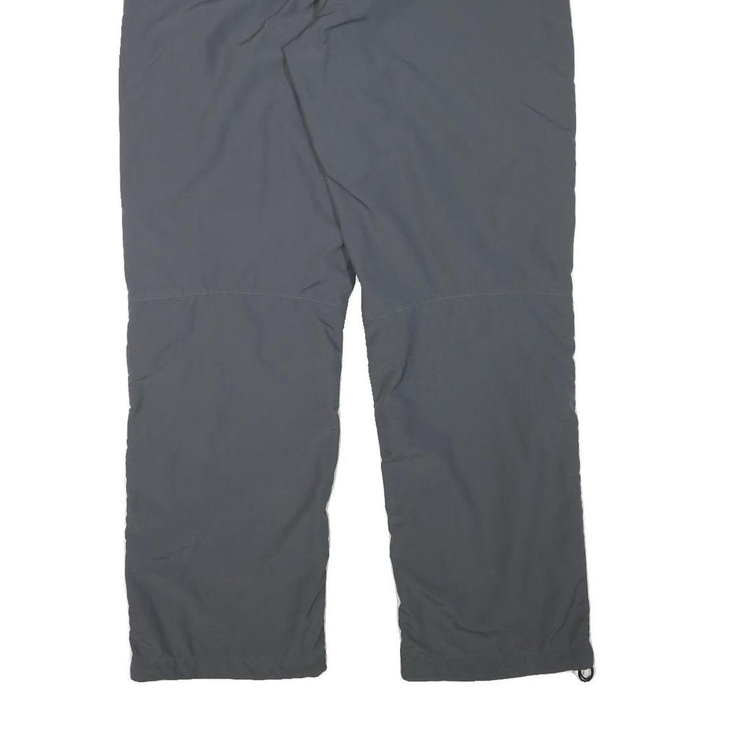 ODLO Lined Womens Relaxed Grey Polyester Blend Zip Closure Trousers W34 L32