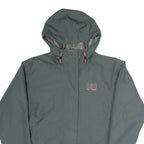 HELLY HANSEN Womens Grey Outdoor Jacket S Polyester Zip Hooded Plain Sporty