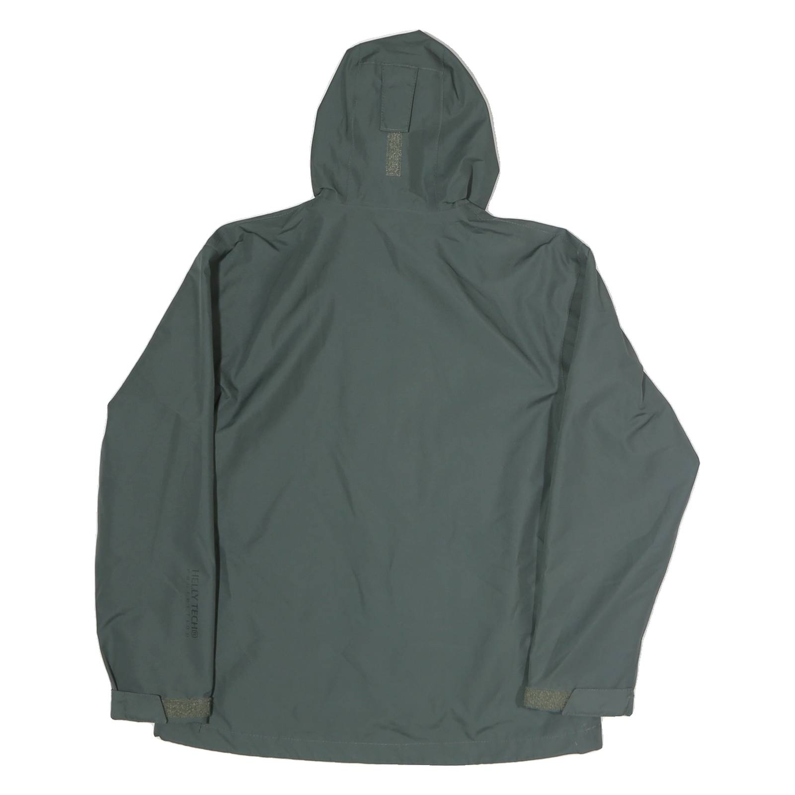 HELLY HANSEN Womens Grey Outdoor Jacket S Polyester Zip Hooded Plain Sporty