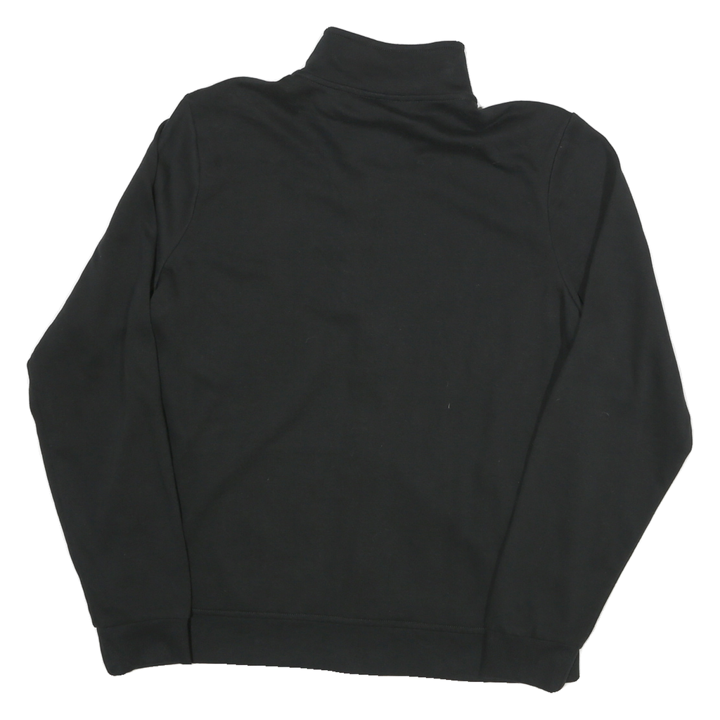 FILA Mens Black Zip Jacket M Cotton Blend Plain Casual Lightweight