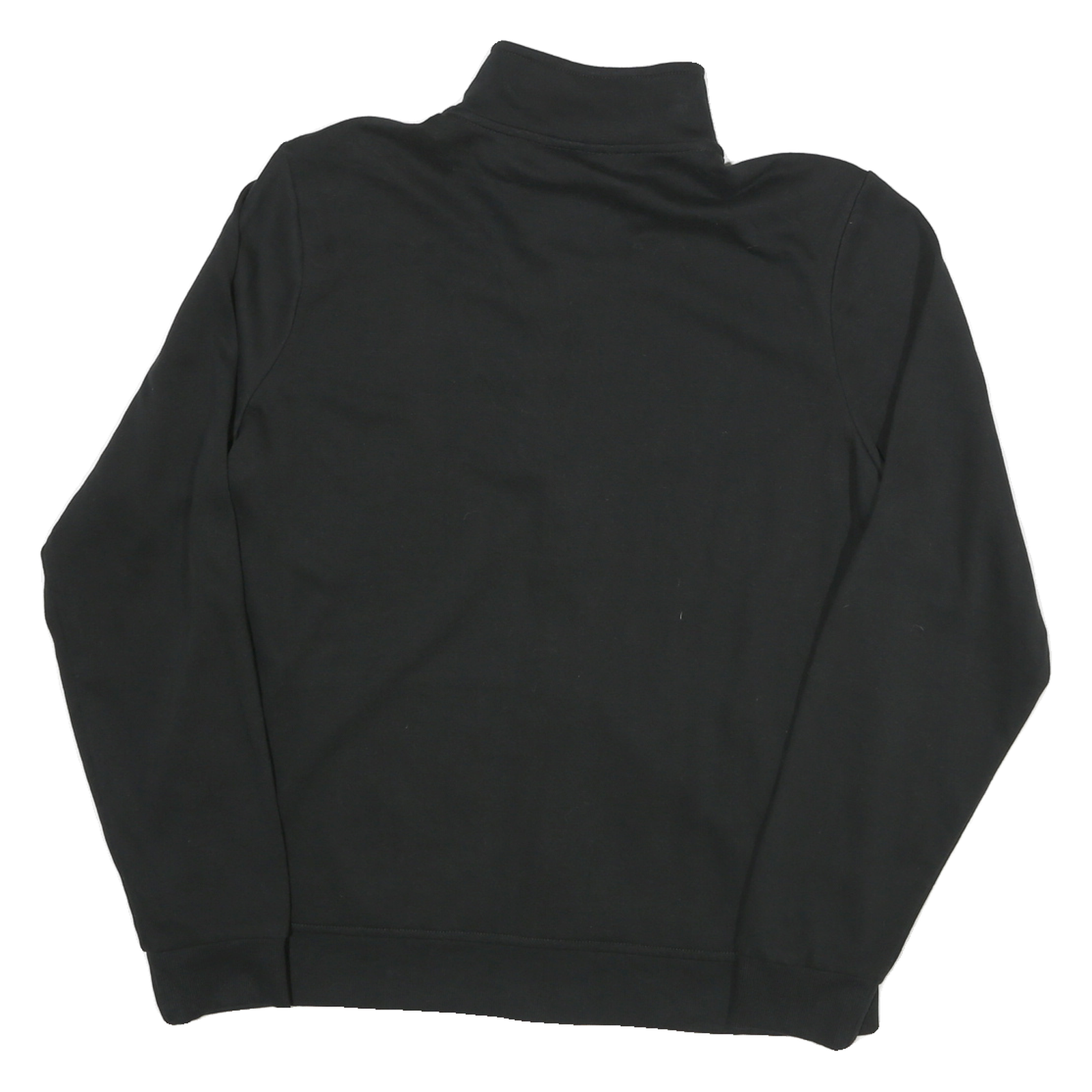 FILA Mens Black Zip Jacket M Cotton Blend Plain Casual Lightweight