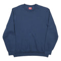 SLAZENGER Mens Blue Crew Neck L Cotton Blend Pullover Sweatshirt Classic
