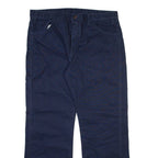 DICKIES Mens Trousers Blue Regular Straight W36 L30