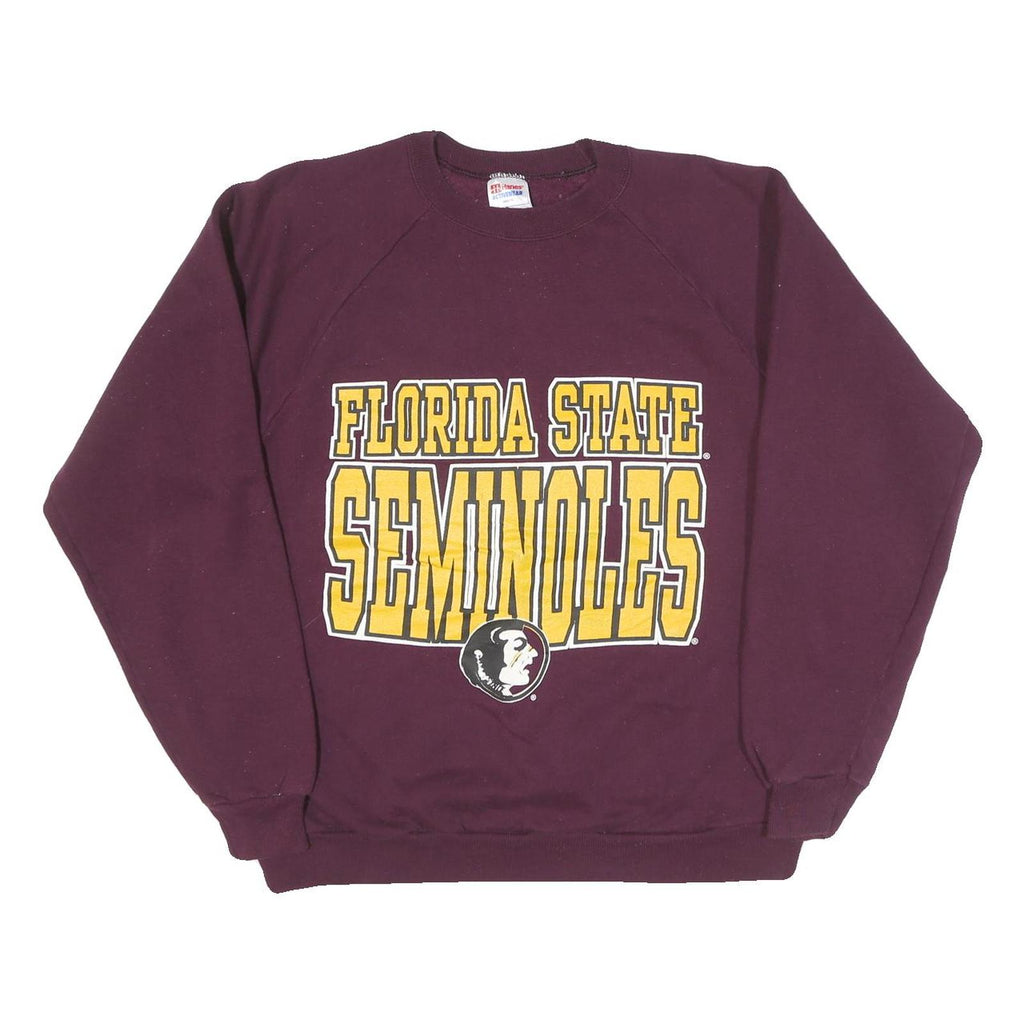 HANES Mens Maroon Florida State Seminoles Crew Neck XL Sweatshirt Cotton Blend