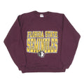 HANES Mens Maroon Florida State Seminoles Crew Neck XL Sweatshirt Cotton Blend