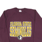 HANES Mens Maroon Florida State Seminoles Crew Neck XL Sweatshirt Cotton Blend