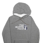THE NORTH FACE Womens Grey Hoodie M Cotton Blend Casual Pullover