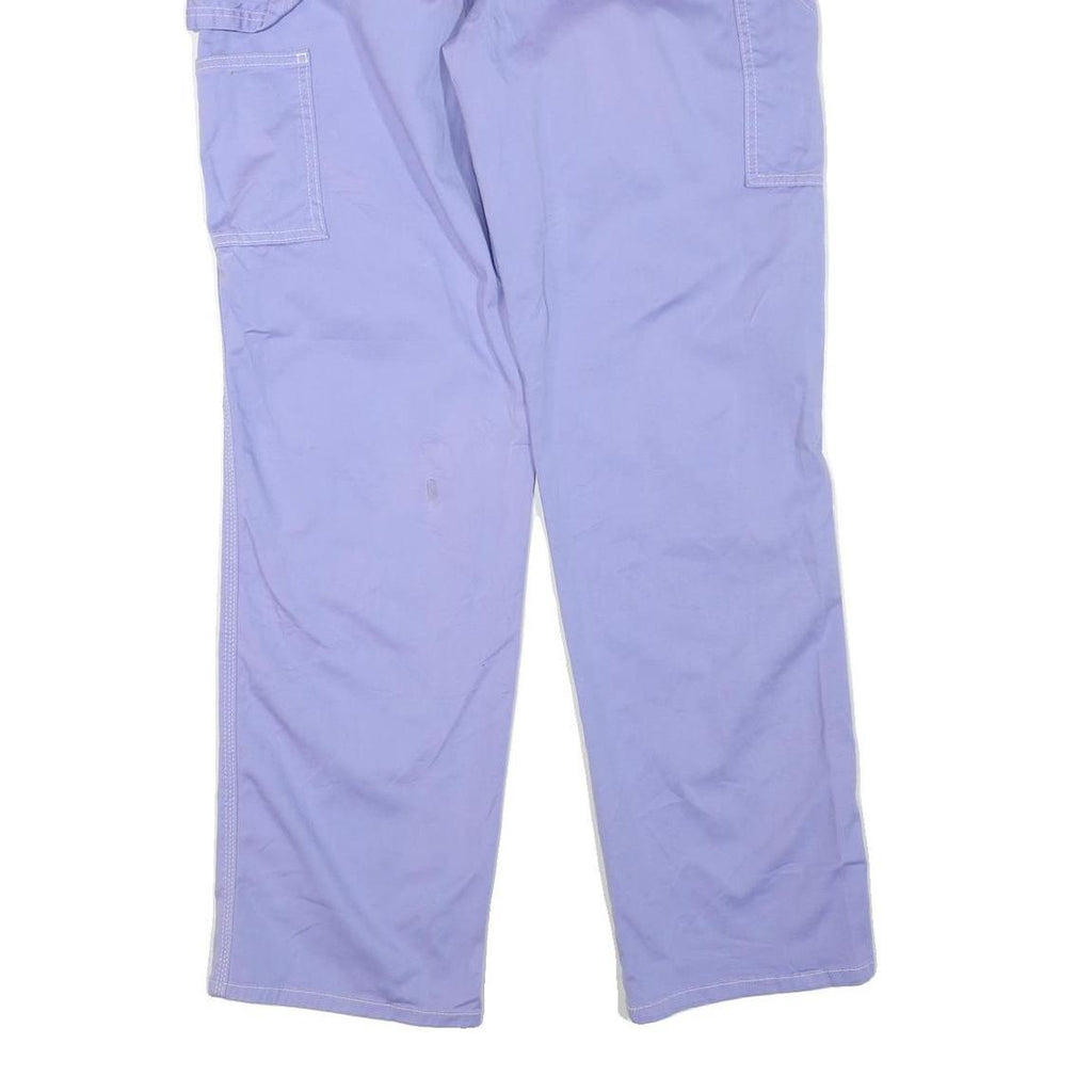 DICKIES Mens Regular Fit Workwear Jeans Lavender Denim W34 L32 Zip Closure