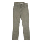 LEVI'S 511 Slim Mens Jeans Green Slim Skinny Denim Light W29 L32 Zip Cotton