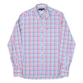 TOMMY HILFIGER Mens Shirt Pink Check Long Sleeve S