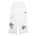 SUBDUED Womens Sweatpants White Straight UK 6 W24 L29