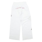 SUBDUED Womens Sweatpants White Straight UK 6 W24 L29