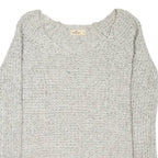 HOLLISTER Womens Jumper Grey Chunky Knit S