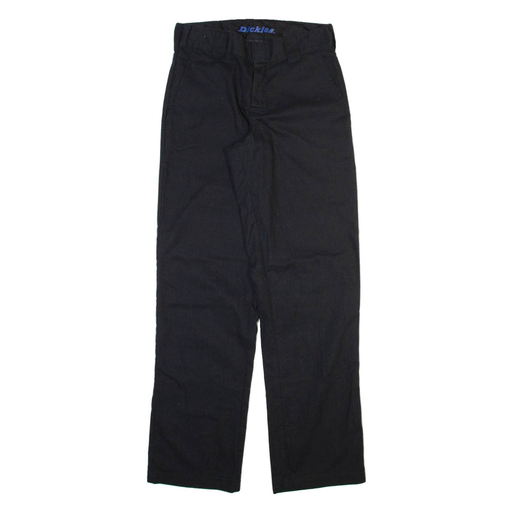 DICKIES Mens Trousers Black Regular Straight W28 L32