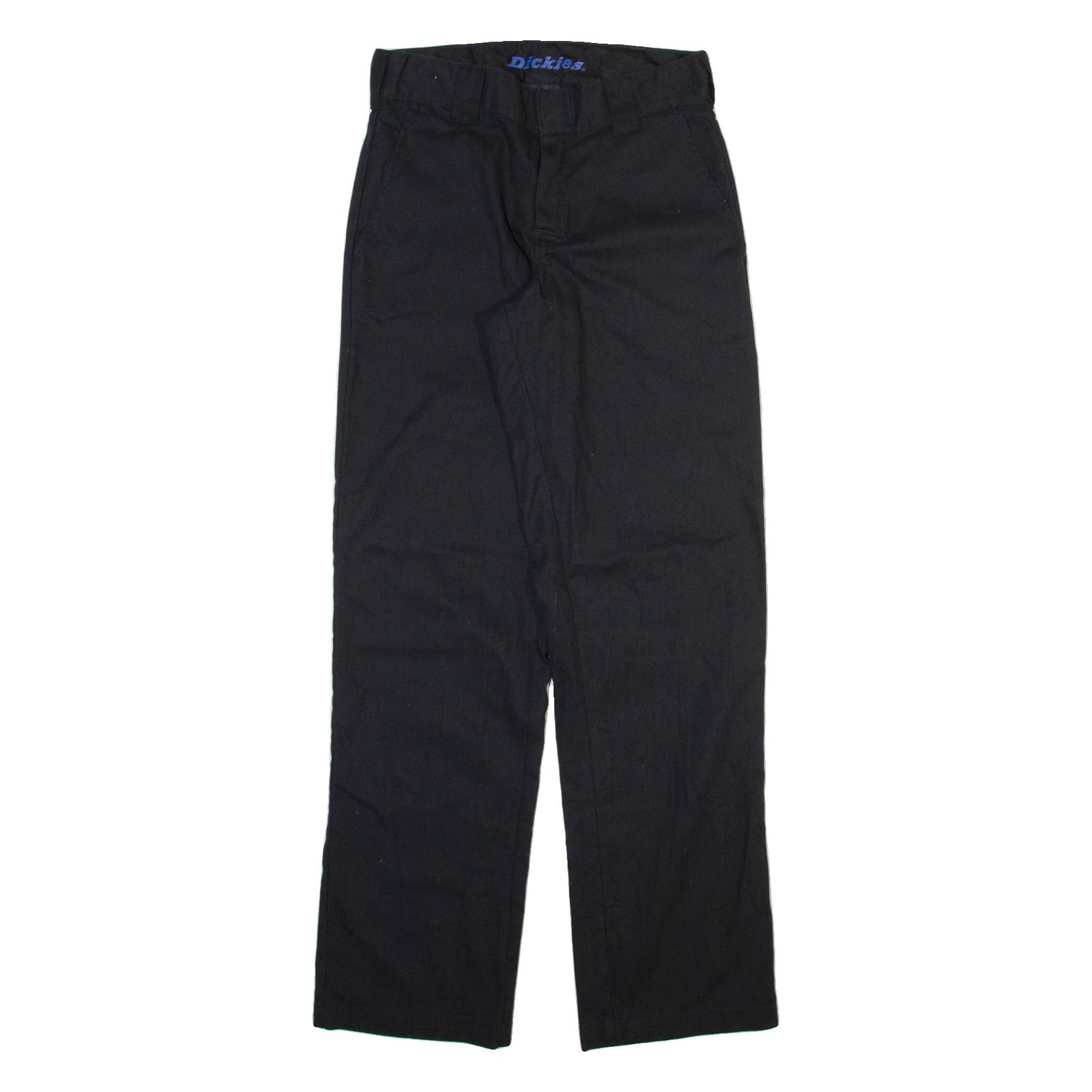 DICKIES Mens Trousers Black Regular Straight W28 L32
