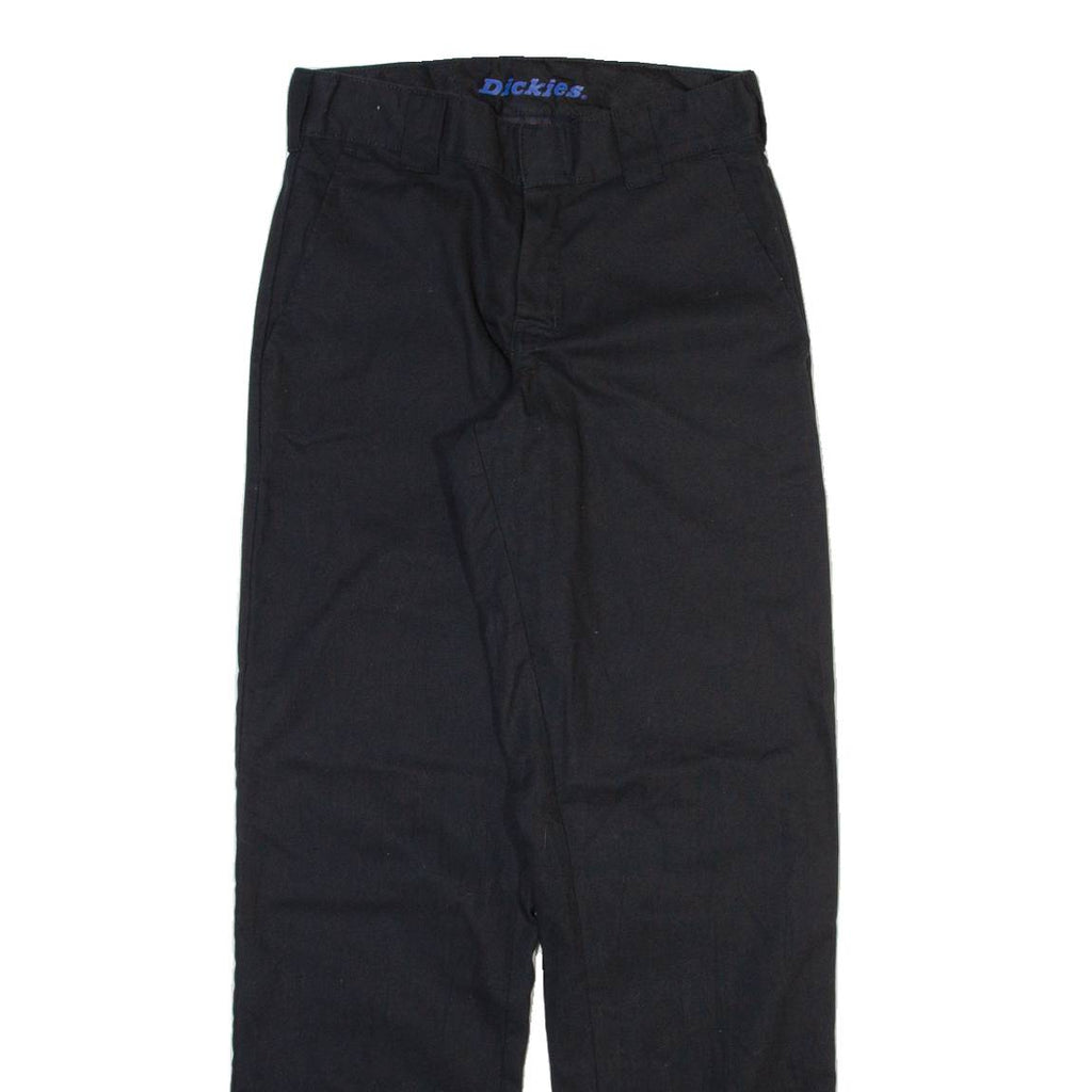 DICKIES Mens Trousers Black Regular Straight W28 L32