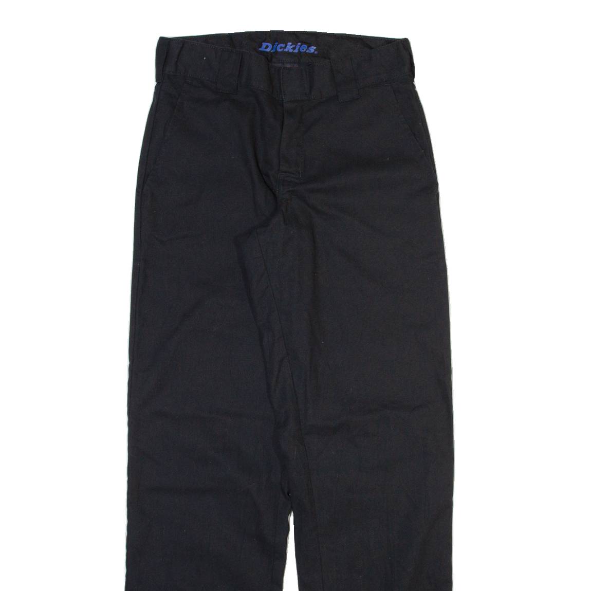 DICKIES Mens Trousers Black Regular Straight W28 L32