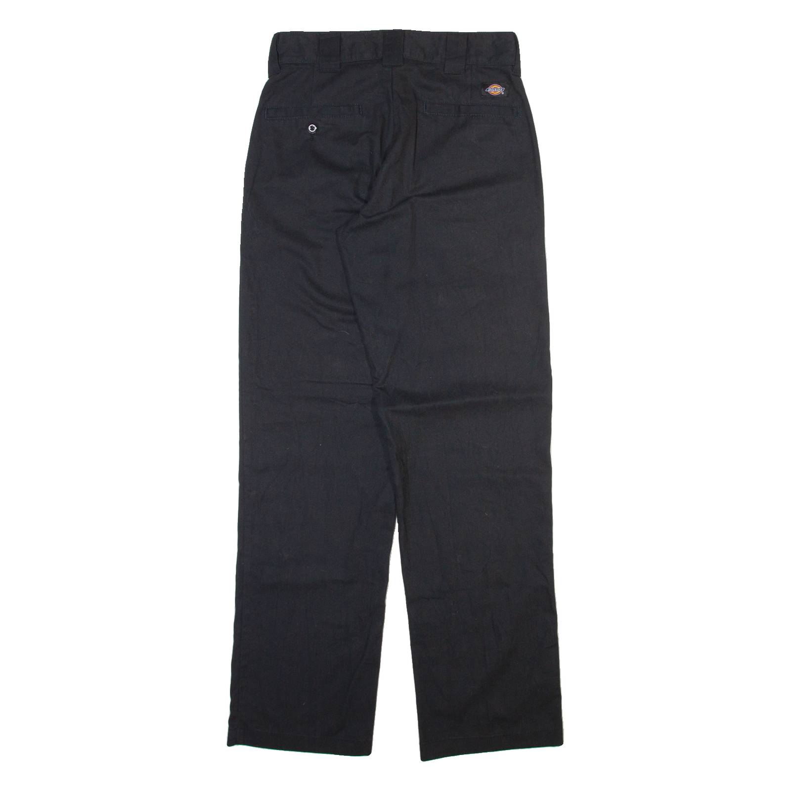 DICKIES Mens Trousers Black Regular Straight W28 L32