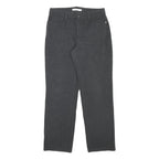 MAC Womens Regular Fit Black Cotton Blend Regular Leg Trousers W30 L29 Stretch